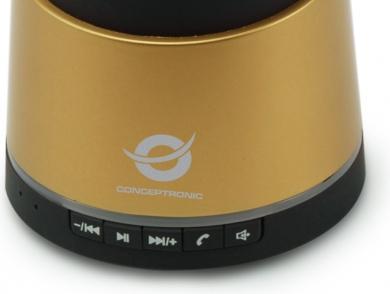 Produktbild Conceptronic Bluetooth 3.0 Speaker + Freisprecheinr. gold