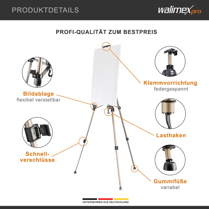 Actual product image mantona Painting easel