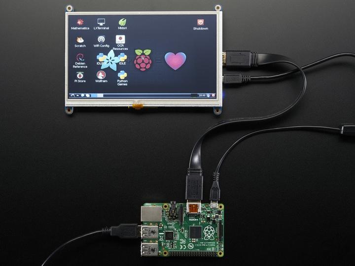 Adafruit Écran LCD HDMI 7", 800x480 (Écran)