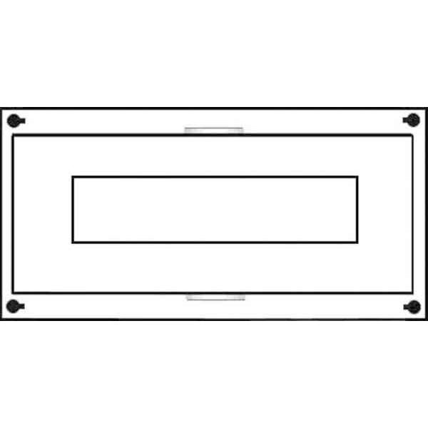 Thumbnail - Hager, Verteilerschrank Zubehör, HAG US13A2 Berührungsschutzabdeckung universN 150x750mm