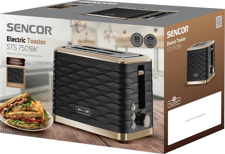 Actual product image Sencor 2-Slice Toaster 930W 7 Levels