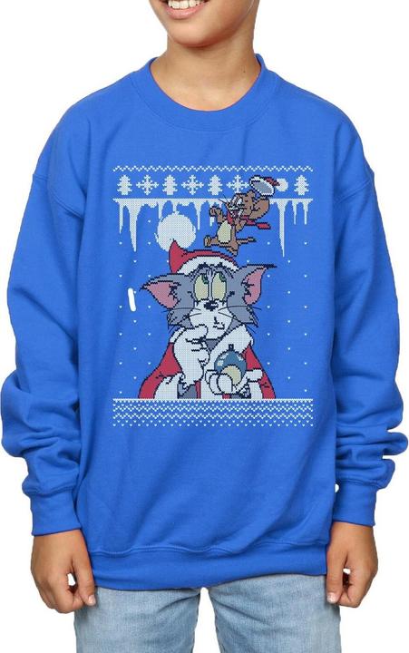 Produktbild Tom & Jerry Christmas Fair Isle Sweatshirt Jungen (152, 158)