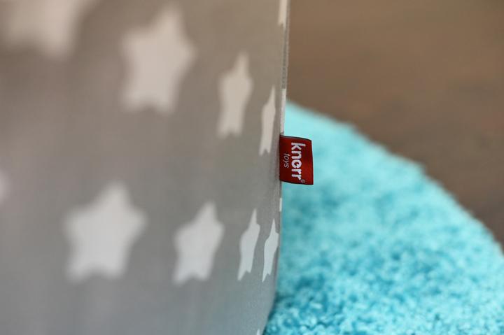 Image du produit Knorrtoys Piscine à balles soft - "Grey white stars" - 300 balls soft pink (ca. 6cm diamètre)