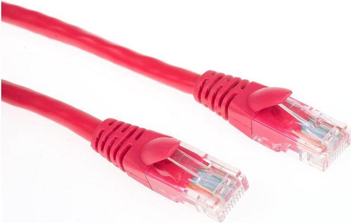 Actual product image RS PRO Patch cord Cat.5e UTP PVC 10m red (U/UTP, CAT5e, 10 m)