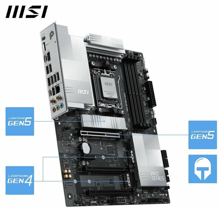 Produktbild MSI PRO X870E-P WIFI (AM5, AMD X870E, ATX)