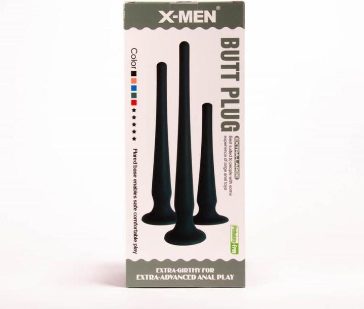 Produktbild X-Man X-MEN Butt Plug Grösse S Schwarz