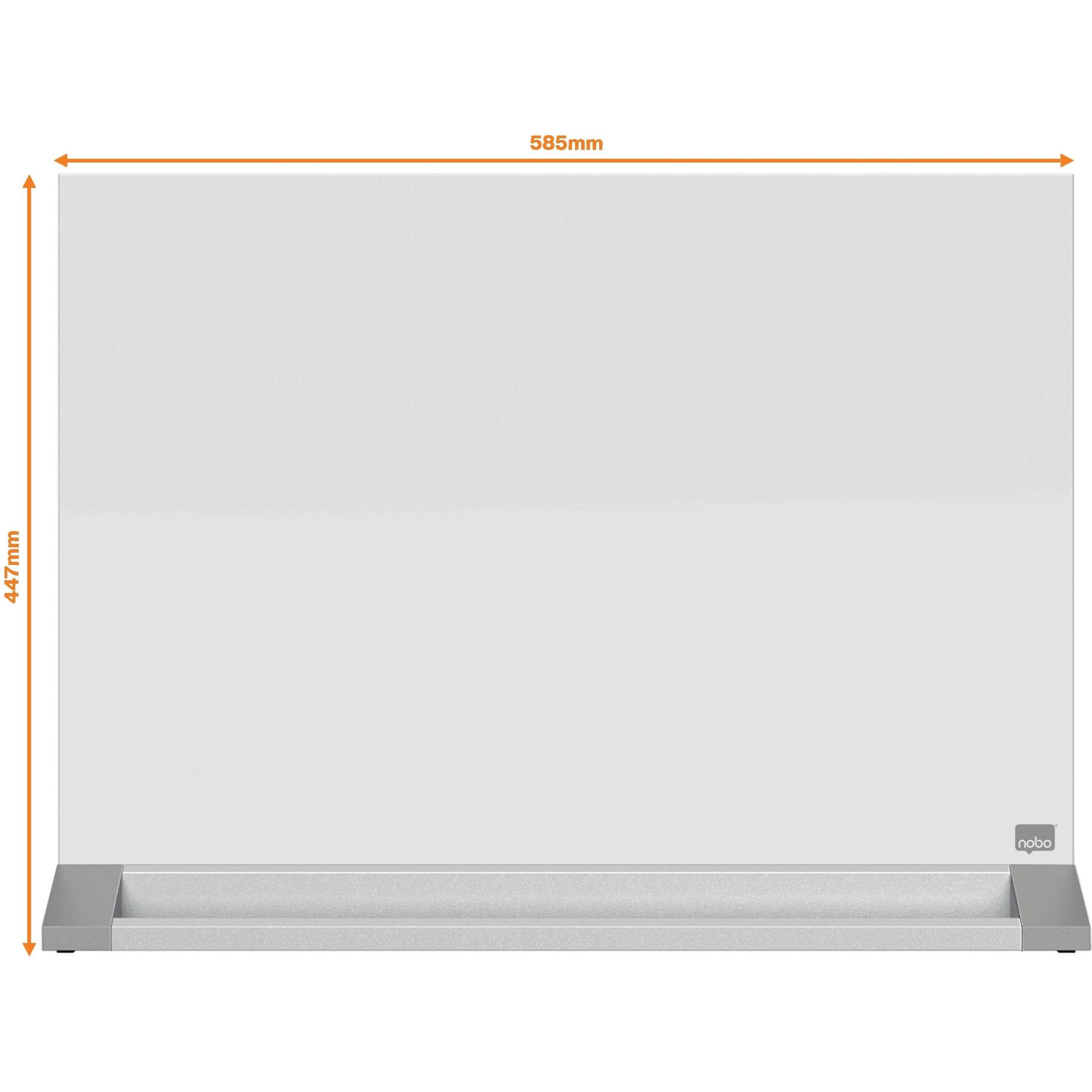 Nobo, Präsentationstafel, Desktop-Board magnetisch 1905265 weiss brillant (60 x 43 cm)
