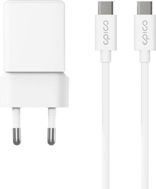 Actual product image Epico UltraBoost EA20 GaN Wall Charger Bundle (20 W, 2 ports)