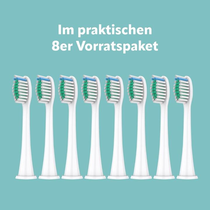Actual product image Ora-Care Replacement brushes Standard compatible with Philips (pack of 8) White (8 x)