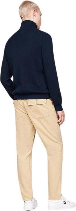 Produktbild Tommy Hilfiger Tommy Jeans Slim Fit Coltrui met wol - Donkerblauw - Maat L (L)