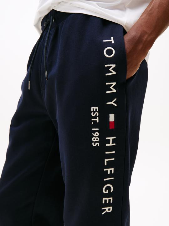 Productafbeelding Tommy Hilfiger Heren Tommy Logo Sweatpants Katoenen Sweatpants, Blauw (Desert Sky), M (M)