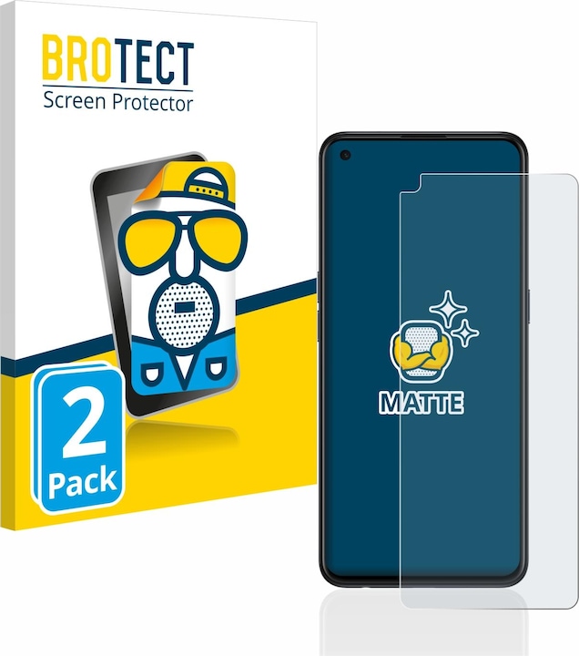 Actual product image BROTECT Anti-glare screen protector matt (2 Piece, Oppo Find X3 Lite)