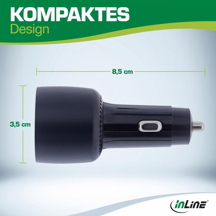 Immagine prodotto InLine Adattatore USB per auto Power Delivery