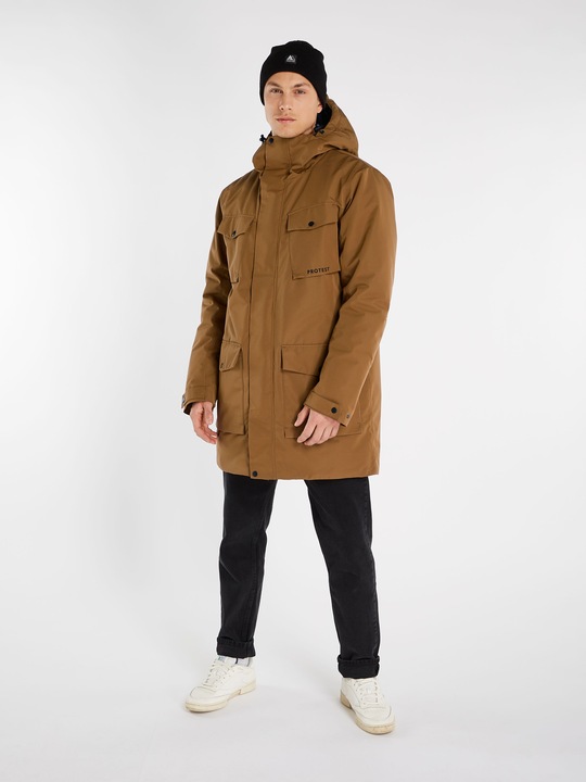 Actual product image Protest Mens Jacket MELTIN 10K Waterproof And Breathable PFC Free Beige XL (XL)