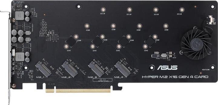 Actual product image ASUS Hyper M.2 x16 Gen 4 (PCIe)