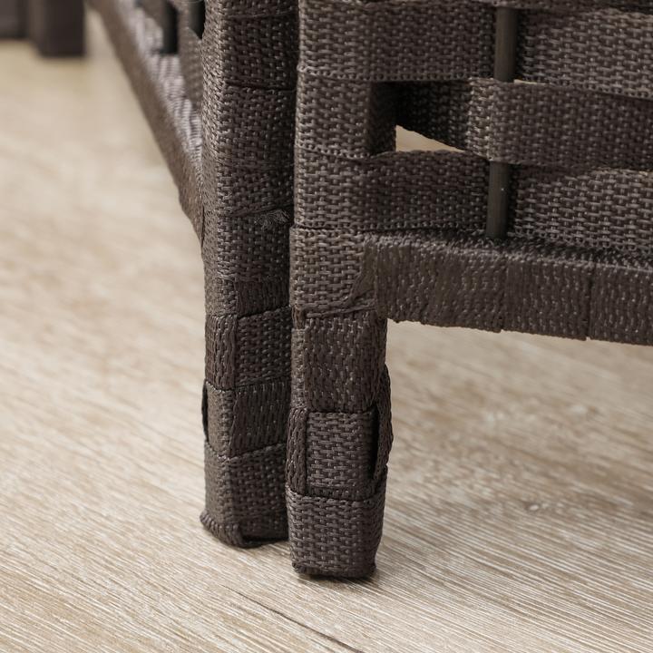 Actual product image Homcom Paravent Polypropylen, Kiefernholz Braun
