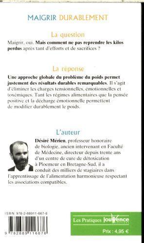 Image du produit Maigrir durablement (Français, Mérien Désiré, 2016)