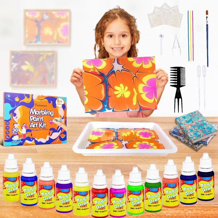Produktbild Activity Board Wasser-Marmorierfarbe