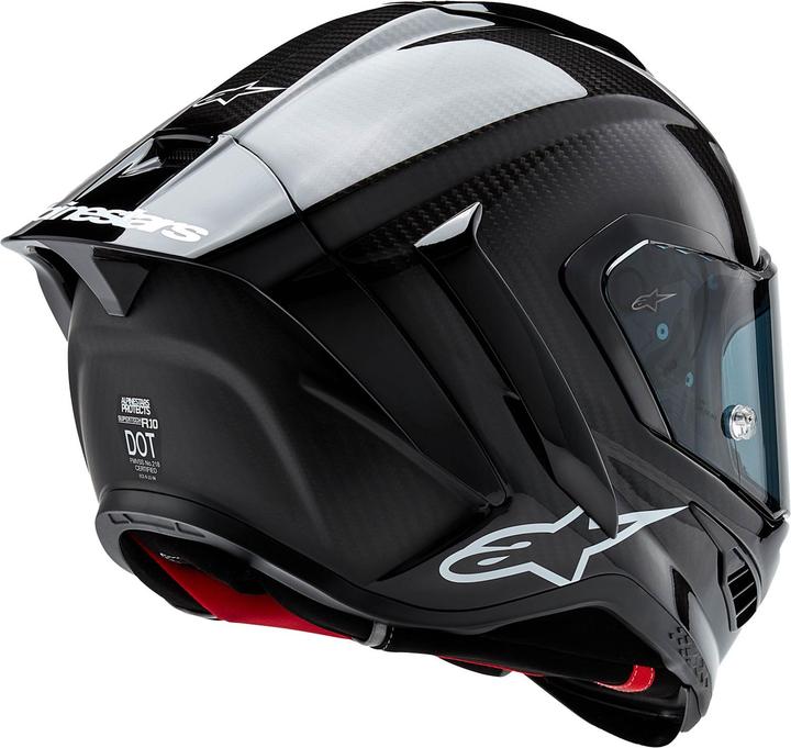 Produktbild Alpinestars Supertech R10 Solid Integralhelm Schwarz / Carbon M (M)