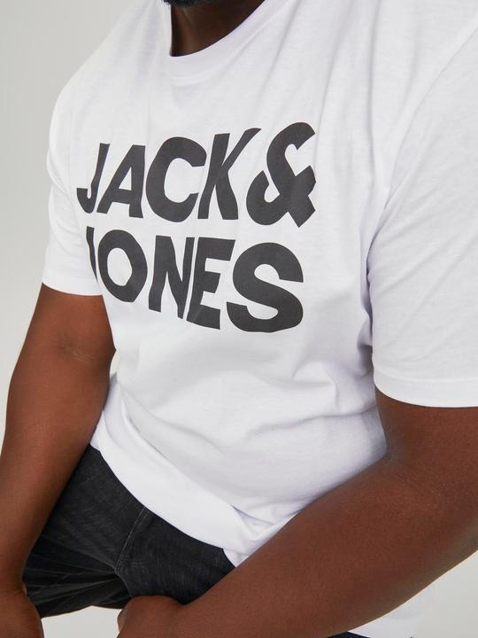 Produktbild Jack & Jones Logoprint Plus size T-shirt (3XL)