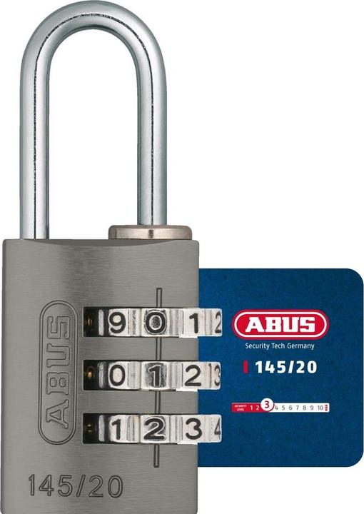 Produktbild Abus Zahlenschloss 145/20 Lock-Tag