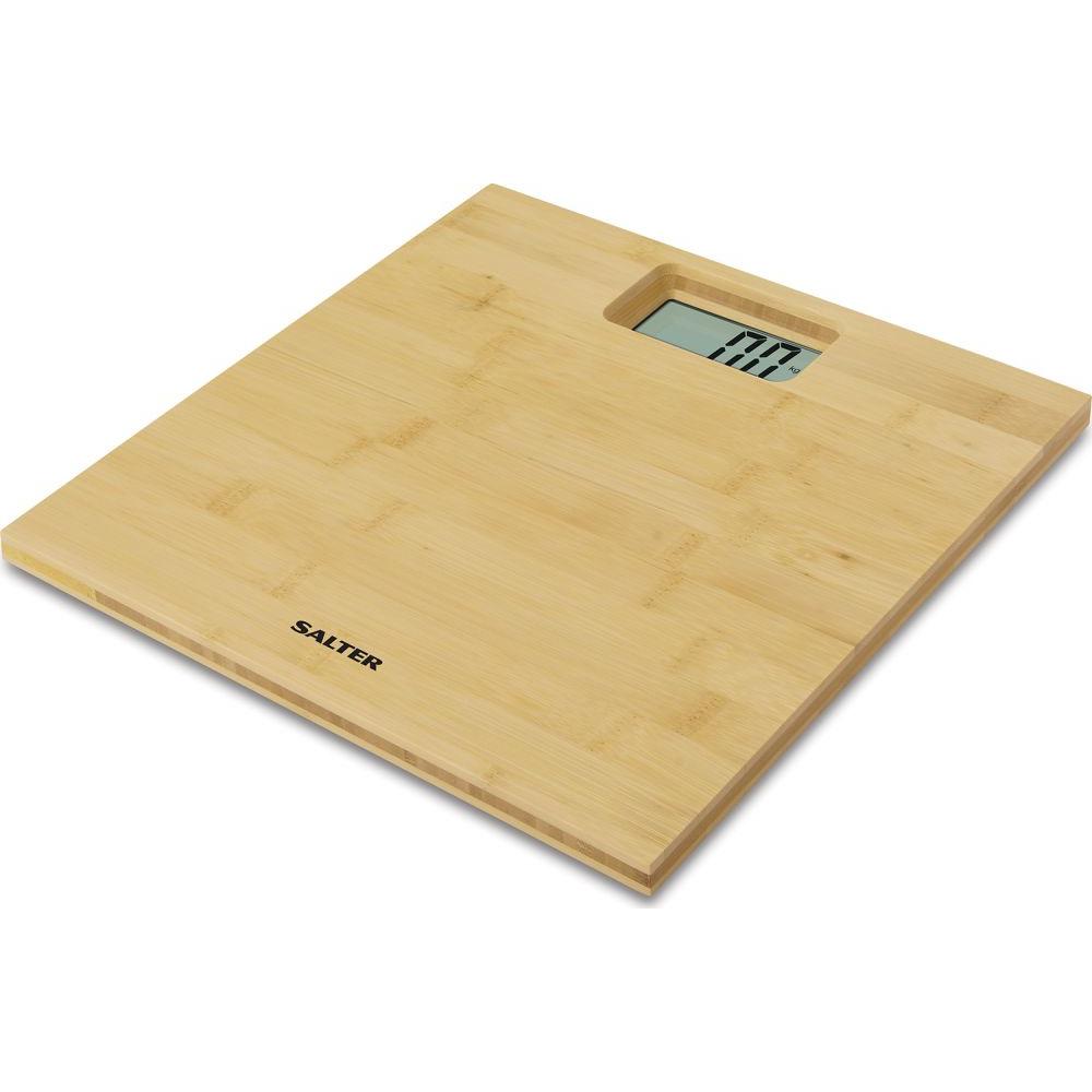 Salter, Personenwaage, 9086 WD3R Bamboo Elektronische Personenwaage (150 kg)