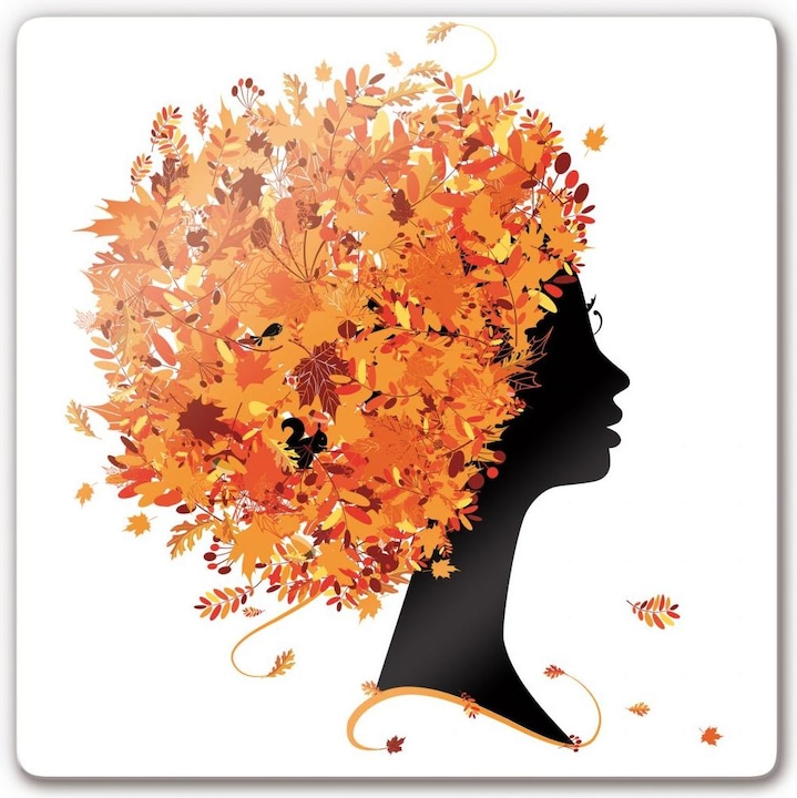 Produktbild Trenddeko Herbst Blätterhaar (30 x 30 cm)