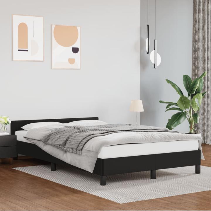 Actual product image vidaXL Bettgestell mit Kopfteil (120 x 190 cm)