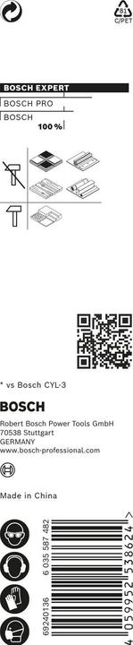 Actual product image Bosch Professional Zubehör Expert HEX-9 MultiConstruction (3.0 millimetre)