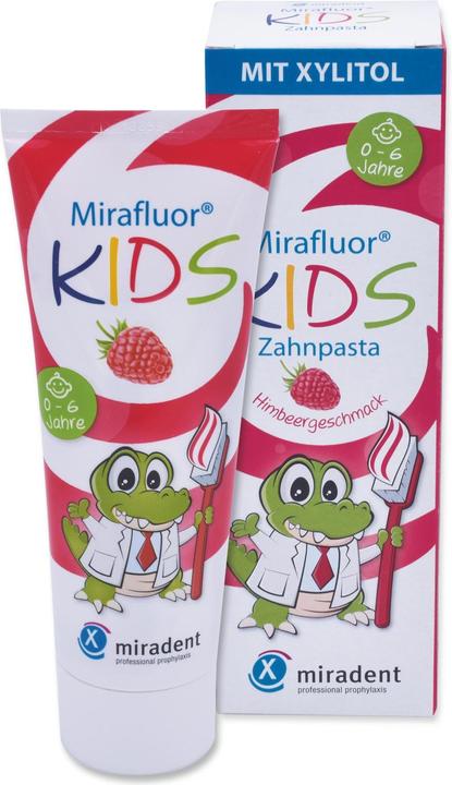 Produktbild Miradent Mirafluor Kids Zahncreme (75 ml)