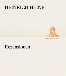 Produktbild Rezensionen (Heinrich Heine, 2012)