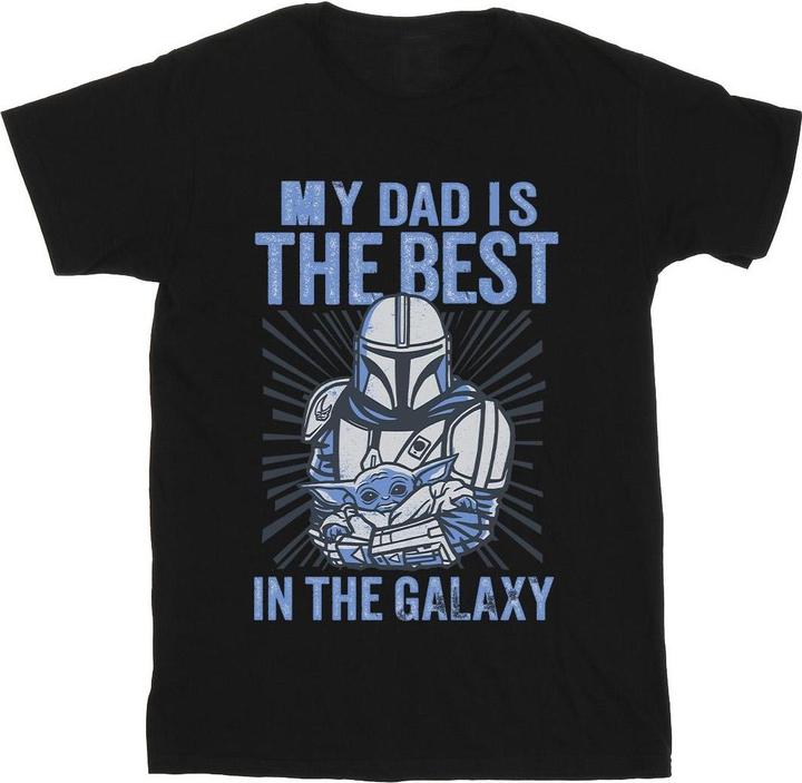 Produktbild Star Wars Mandalorian Best Dad TShirt Mädchen (128)