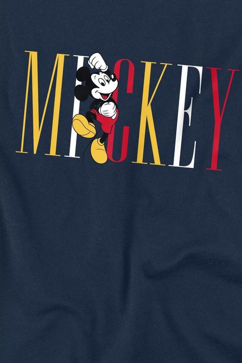 Actual product image Disney Mens Mickey Mouse Multicolour Name T-Shirt (XL)
