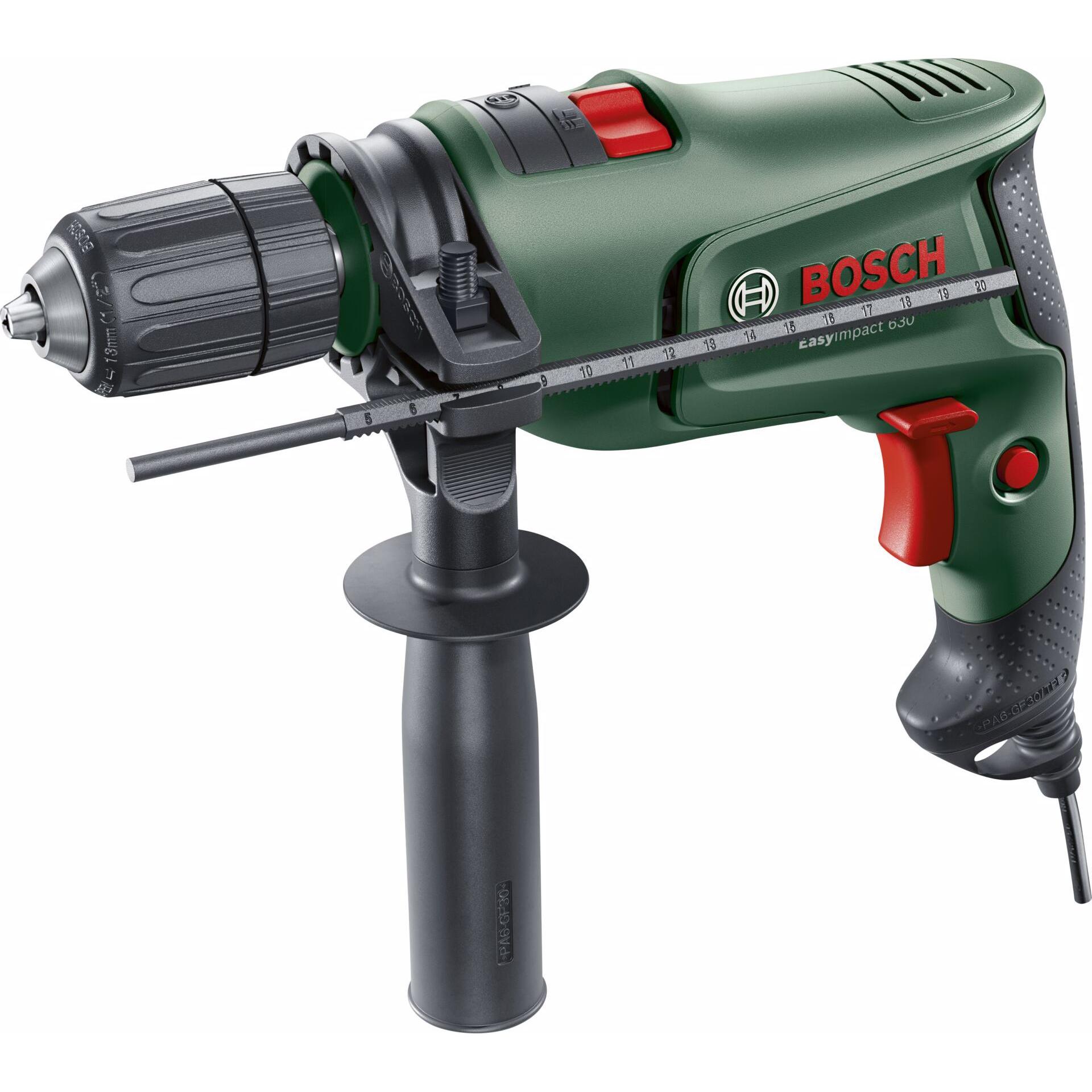 Bosch Home & Garden, Bohrmaschine + Akkuschrauber, Schlagbohrmaschine EasyImpact 630 (Netzbetrieb)
