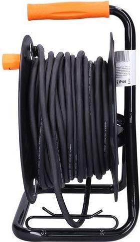 Produktbild Olight Solight predlžovací prívod na bubne, 4 zásuvky, vonkajší, 25m gumový kábel, 3x 1,5mm2, IP44 (25 m, 1.50 mm²)