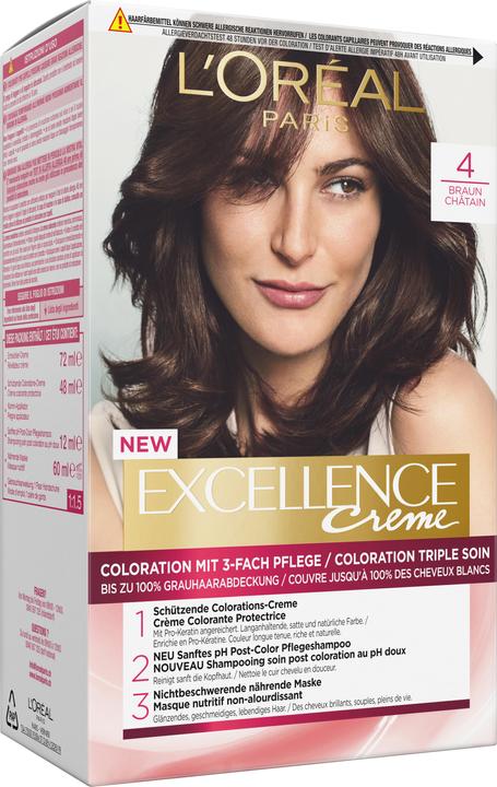 L'Oréal Paris Excellence Cream (4 Mittelbraun)
