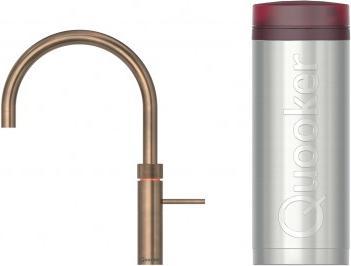 Actual product image Quooker - Wasserhahn Fusion Round PRO3 Messing Patina