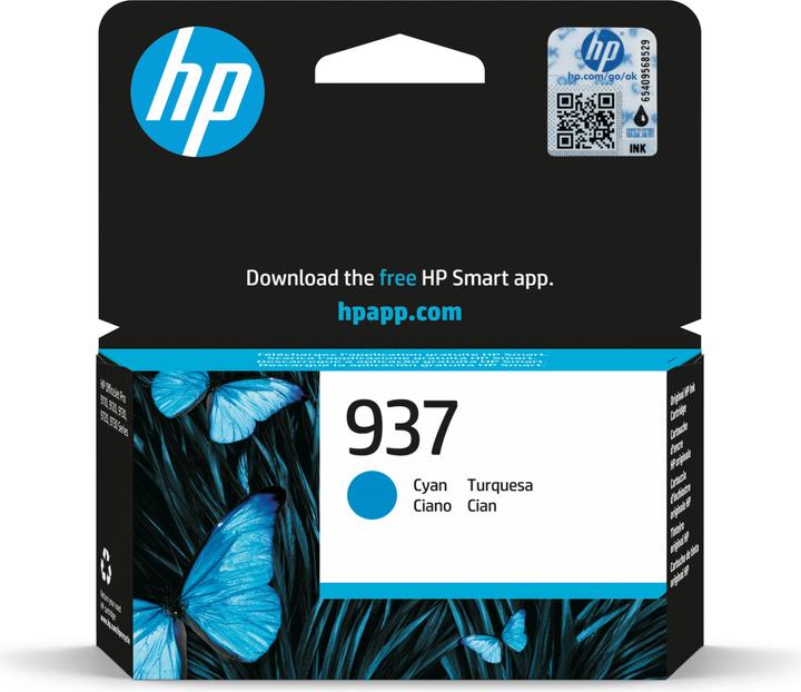 HP 937 Cyan Original Druckerpatrone, 1 Stück(e) (C)