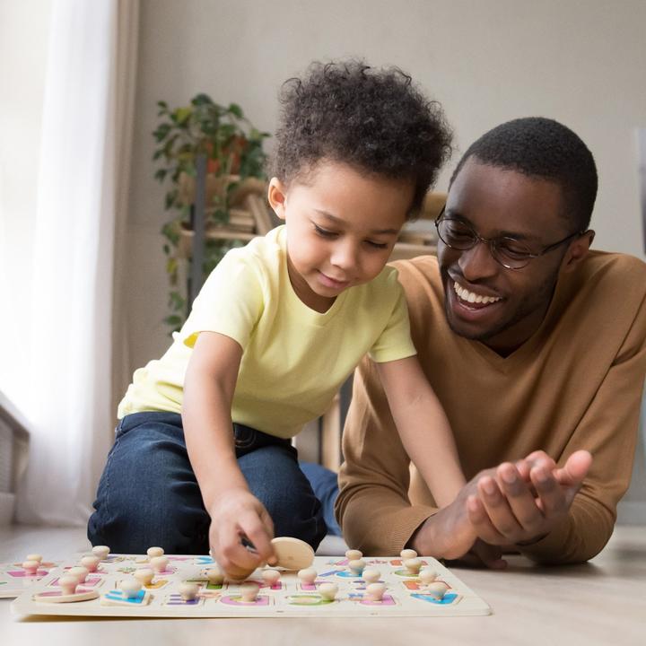 Image du produit The twiddlers Puzzle à encastrement Set de 4 animaux sauvages Apprendre (4 pièces)