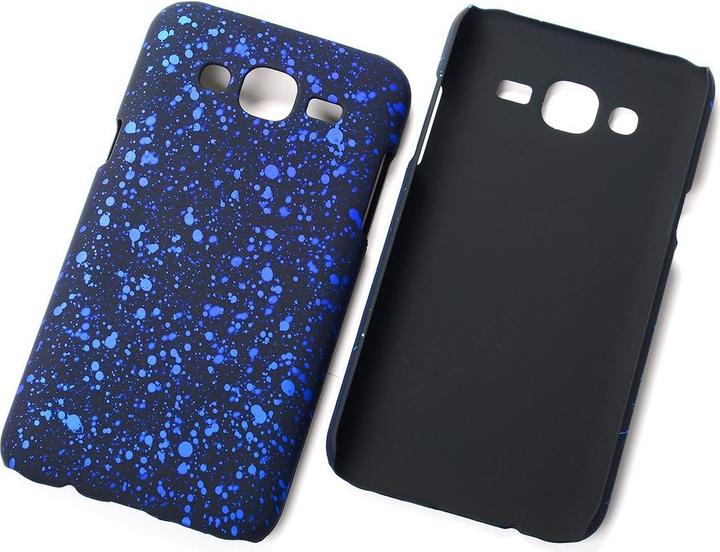 Actual product image König Design Mobile Cover Protection Case Bumper Cases for Samsung Galaxy J5 2015 3D Stars Blue (Samsung Galaxy J5 (2015))