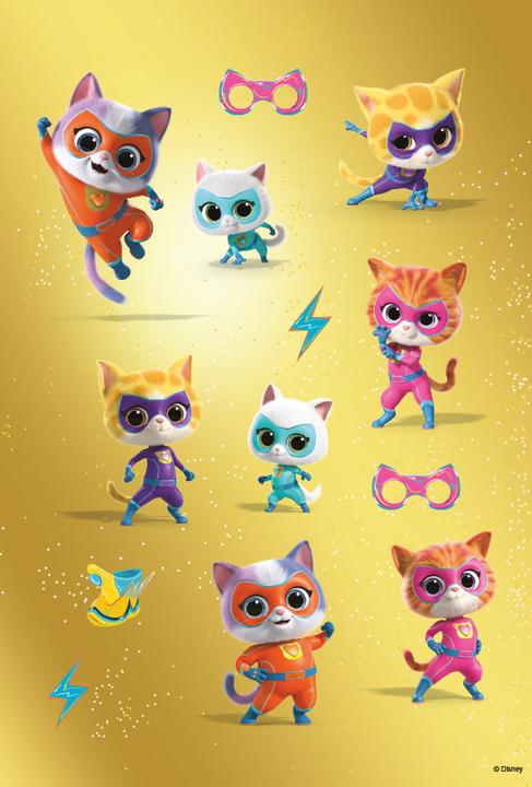 Actual product image Panini Disney Junior SuperKitties: Superstarker Sticker- und Malspass