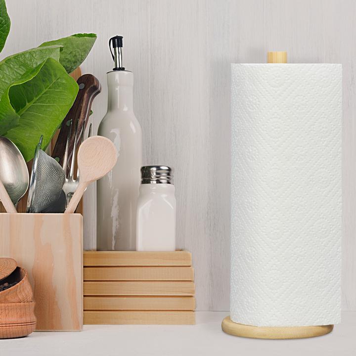 Actual product image Relaxdays Kitchen roll holder