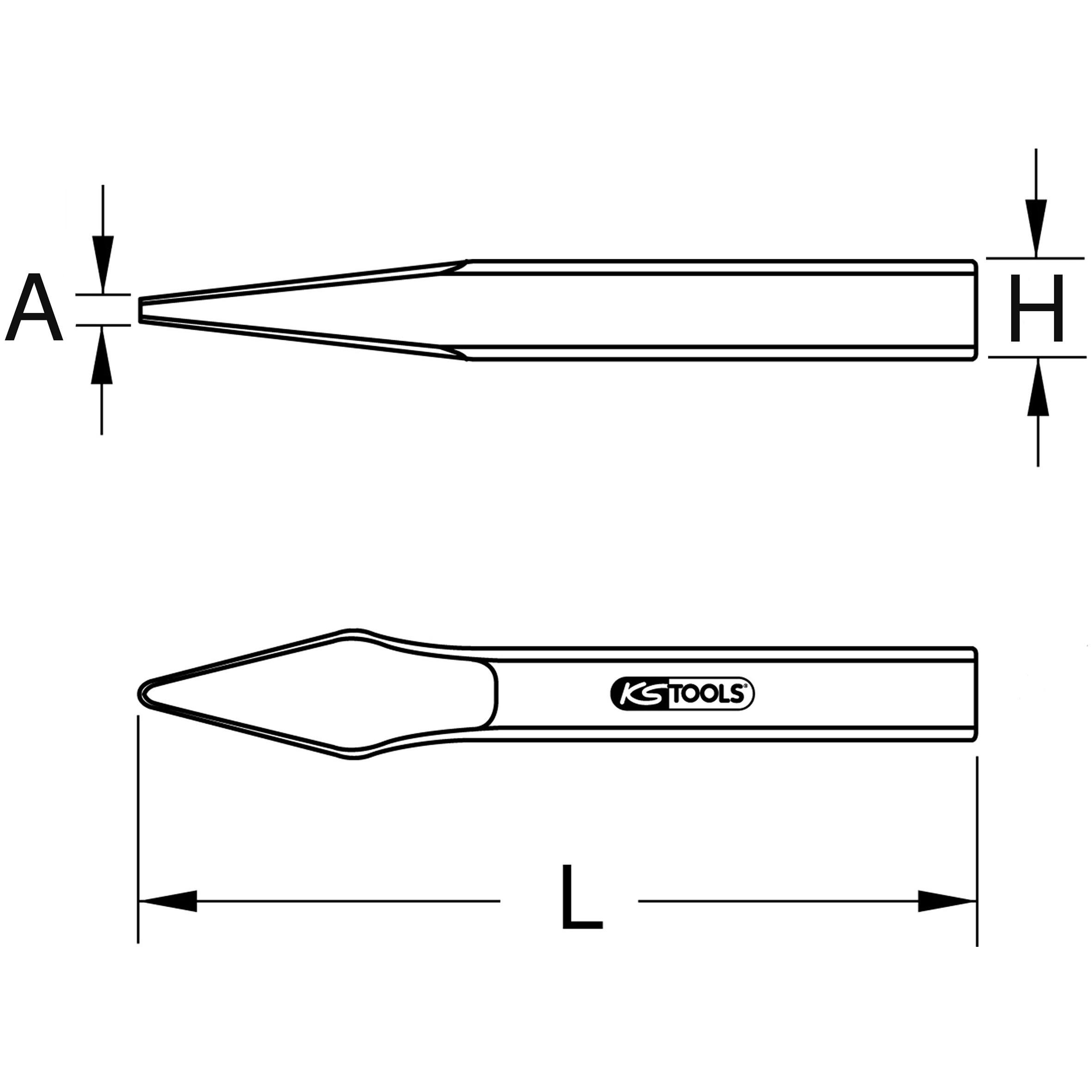 Thumbnail - KS Tools, Meissel, BRONZEplus Kreuzmeissel