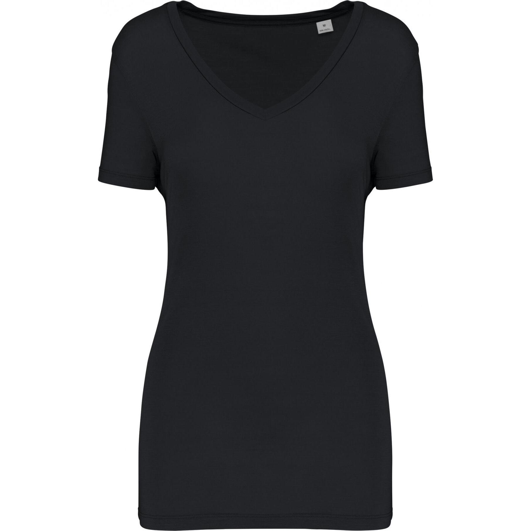 Kariban, Damen, Shirt, Lyocell Tencel™, Schwarz, (L)