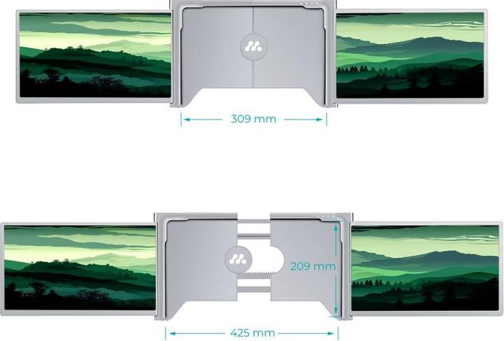 Produktbild Misura Tragbare LCD-Monitore 14" one cable - 3M1400S1 (1920 x 1080 Pixel, 14")