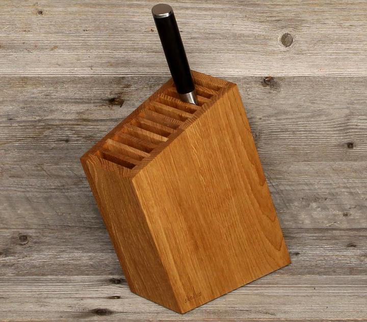 Produktbild Sknife Messerblock Eiche schräg