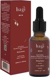 Hagi Whisky Barber Beard & Moustache Oil 30Ml (Aftershave Sprühpumpe, 30 ml)
