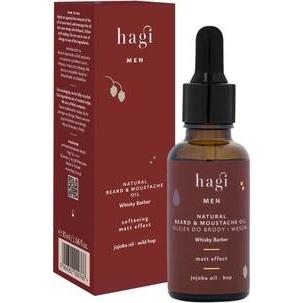 Hagi, Aftershave, Whisky Barber Beard & Moustache Oil 30Ml (Aftershave Sprühpumpe, 30 ml)