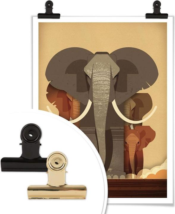 Produktbild Trenddeko Elephants (60 x 80 cm)