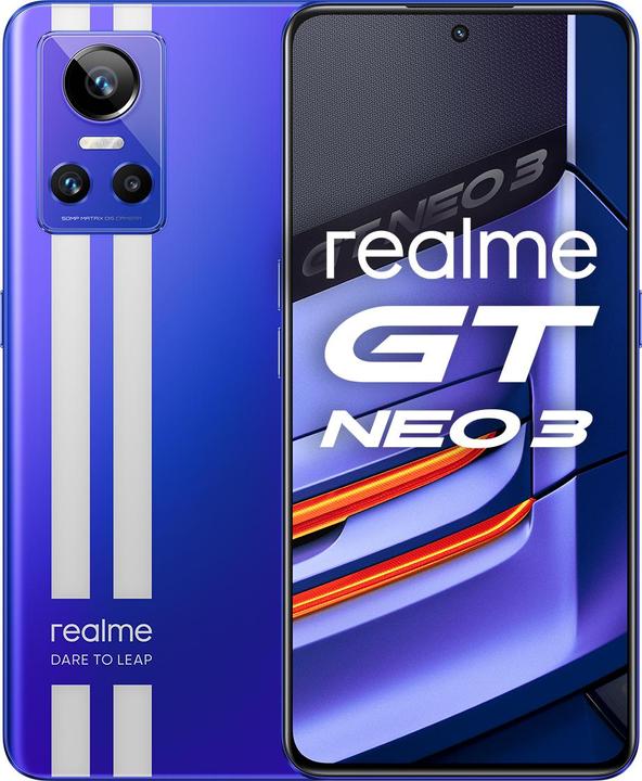 Produktbild realme GT Neo 3 (256 GB, Nitro Blue, 6.70", Dual SIM, 5G)